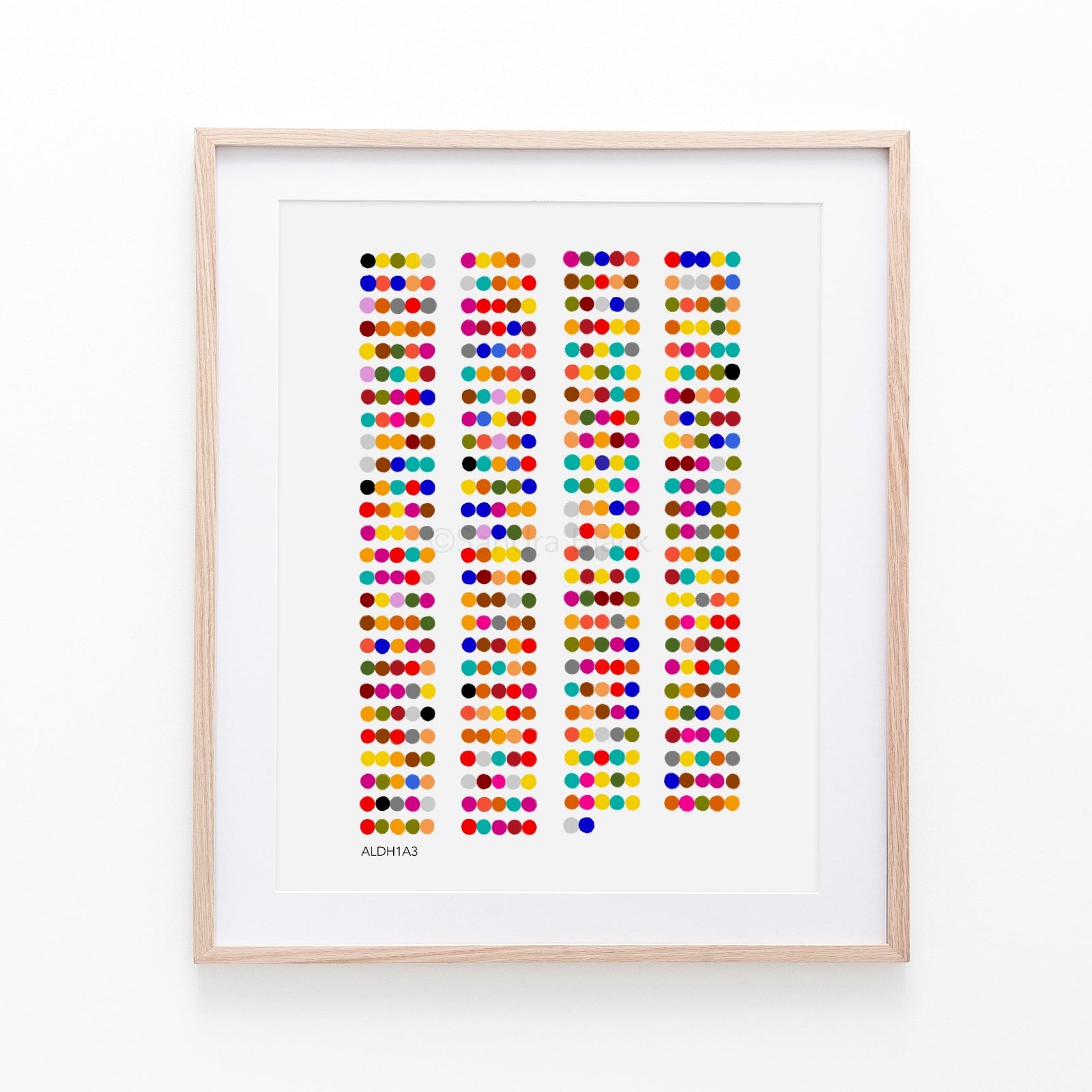 ALDH1A3 print framed
