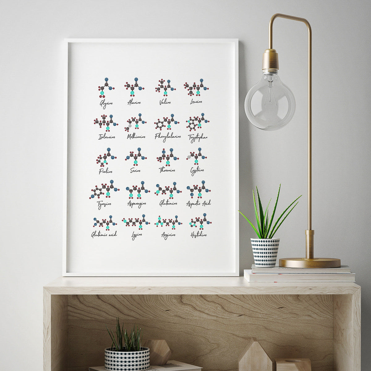 Amino Acids,[product type] - Sandra Black Science Art