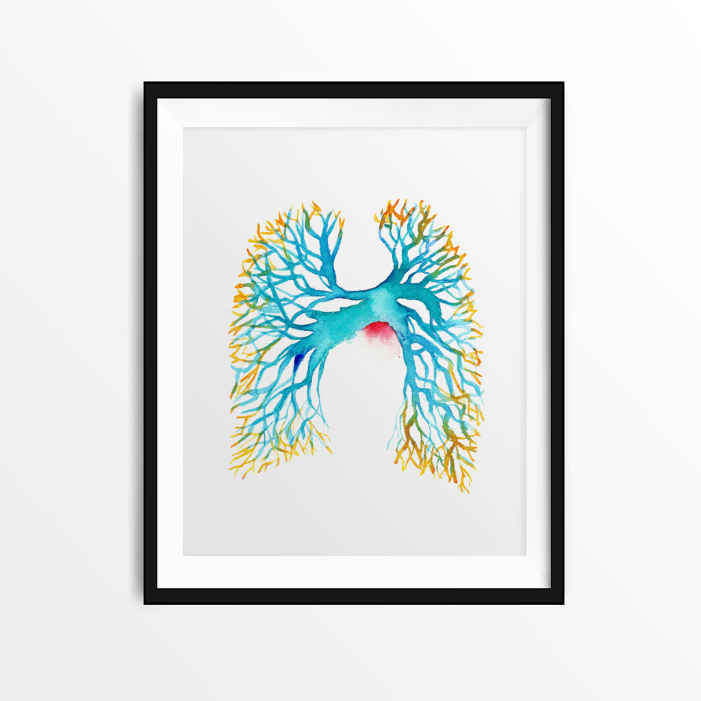 Pulmonary Angiogram,[product type] - Sandra Black Science Art