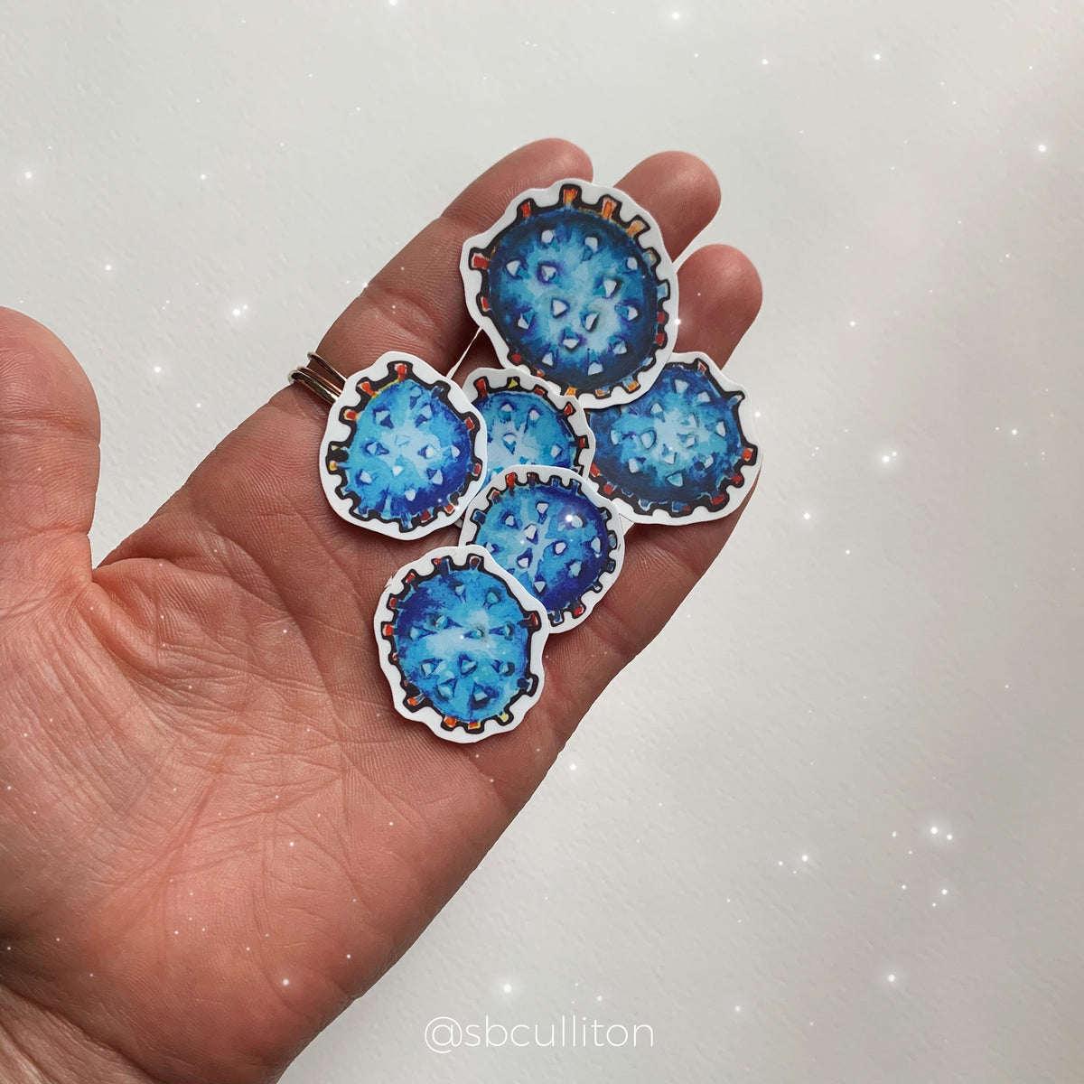 Coronavirus Sticker Set of 6