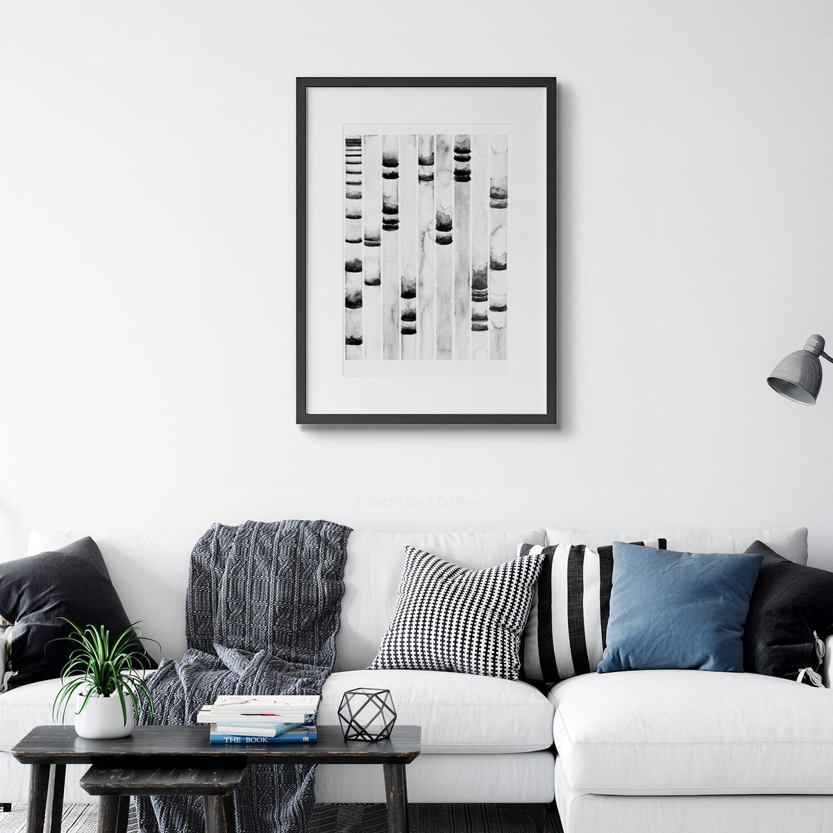 Electrophoresis 11 print framed