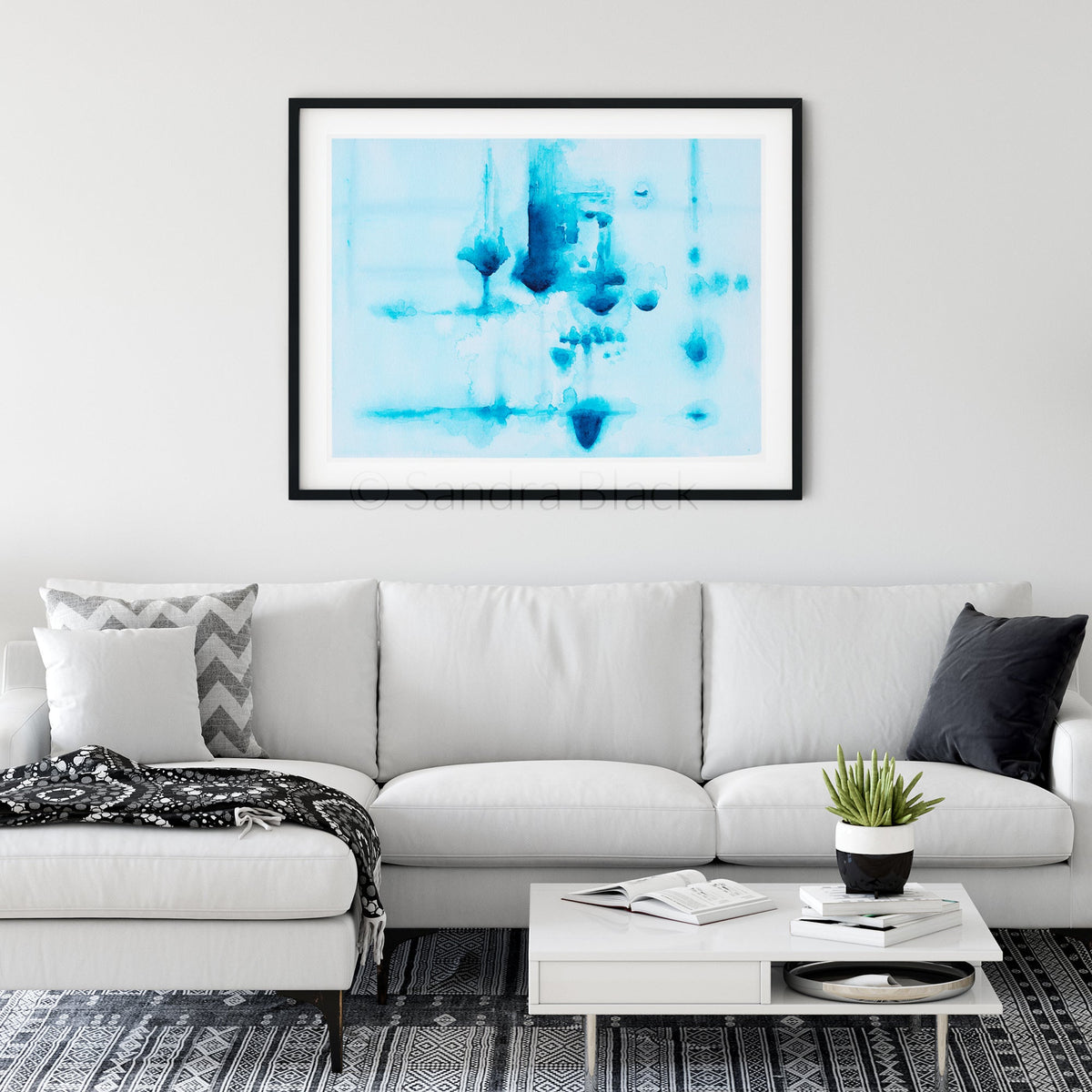 Electrophoresis 12 print framed