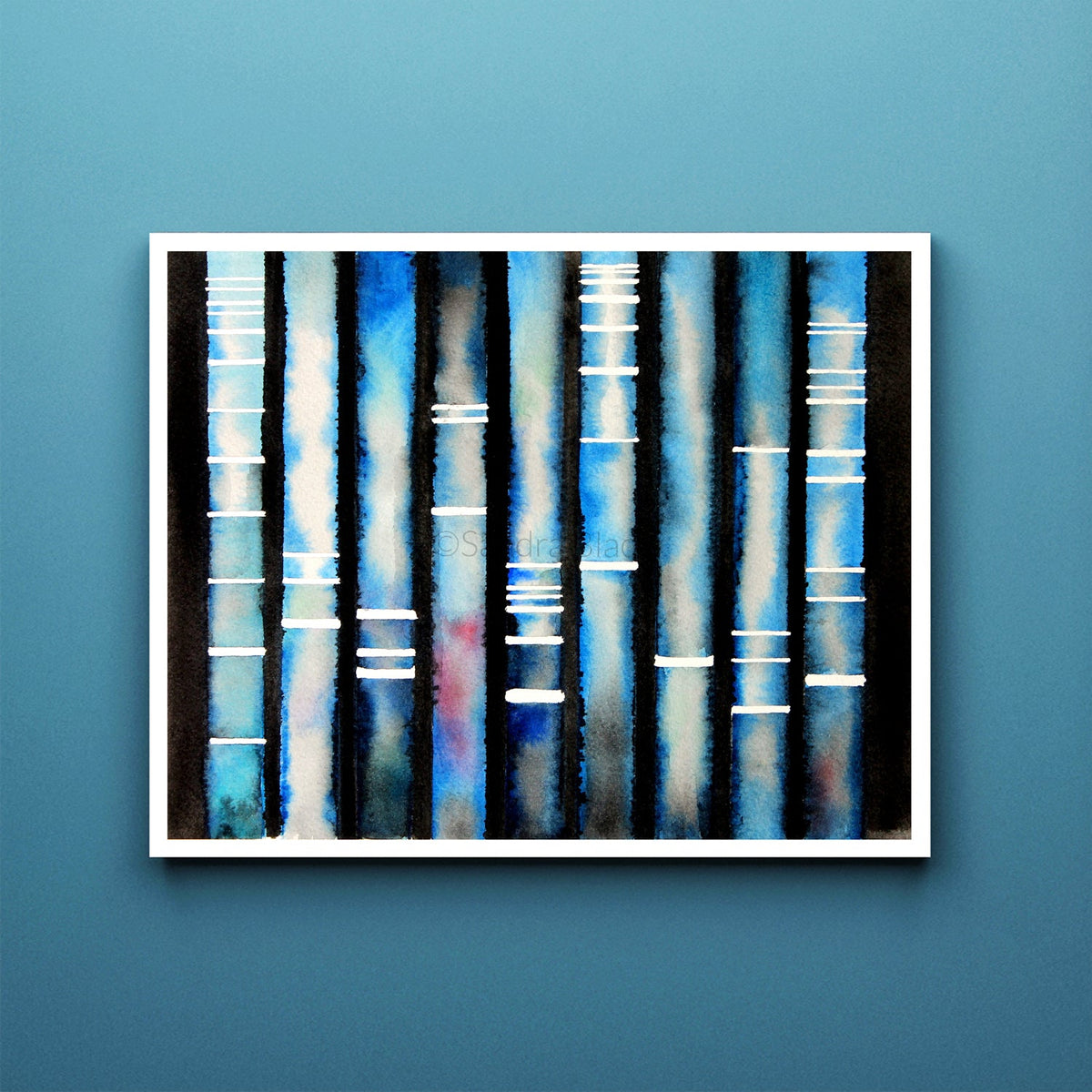 Electrophoresis 2,[product type] - Sandra Black Science Art