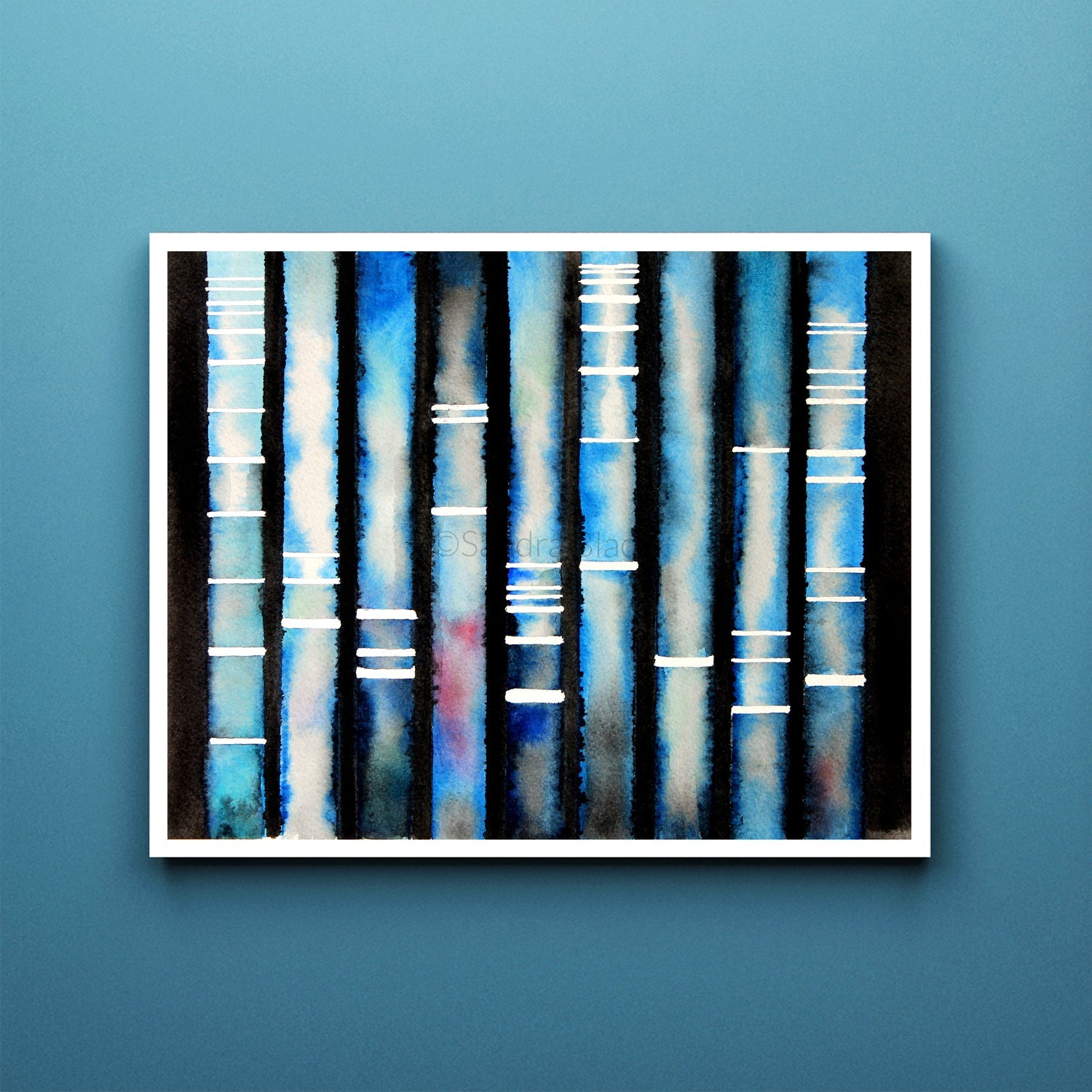 Electrophoresis 2,[product type] - Sandra Black Science Art