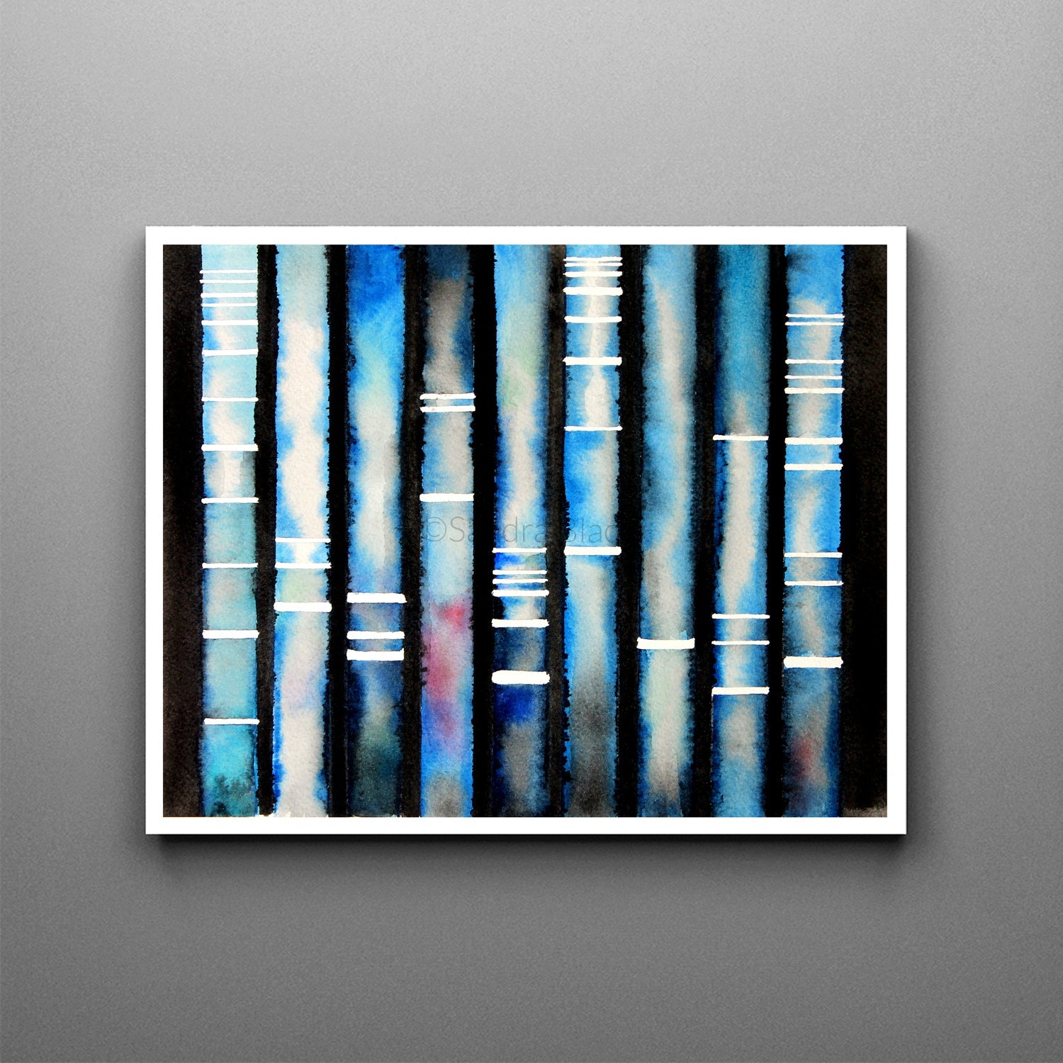 Electrophoresis 2,[product type] - Sandra Black Science Art