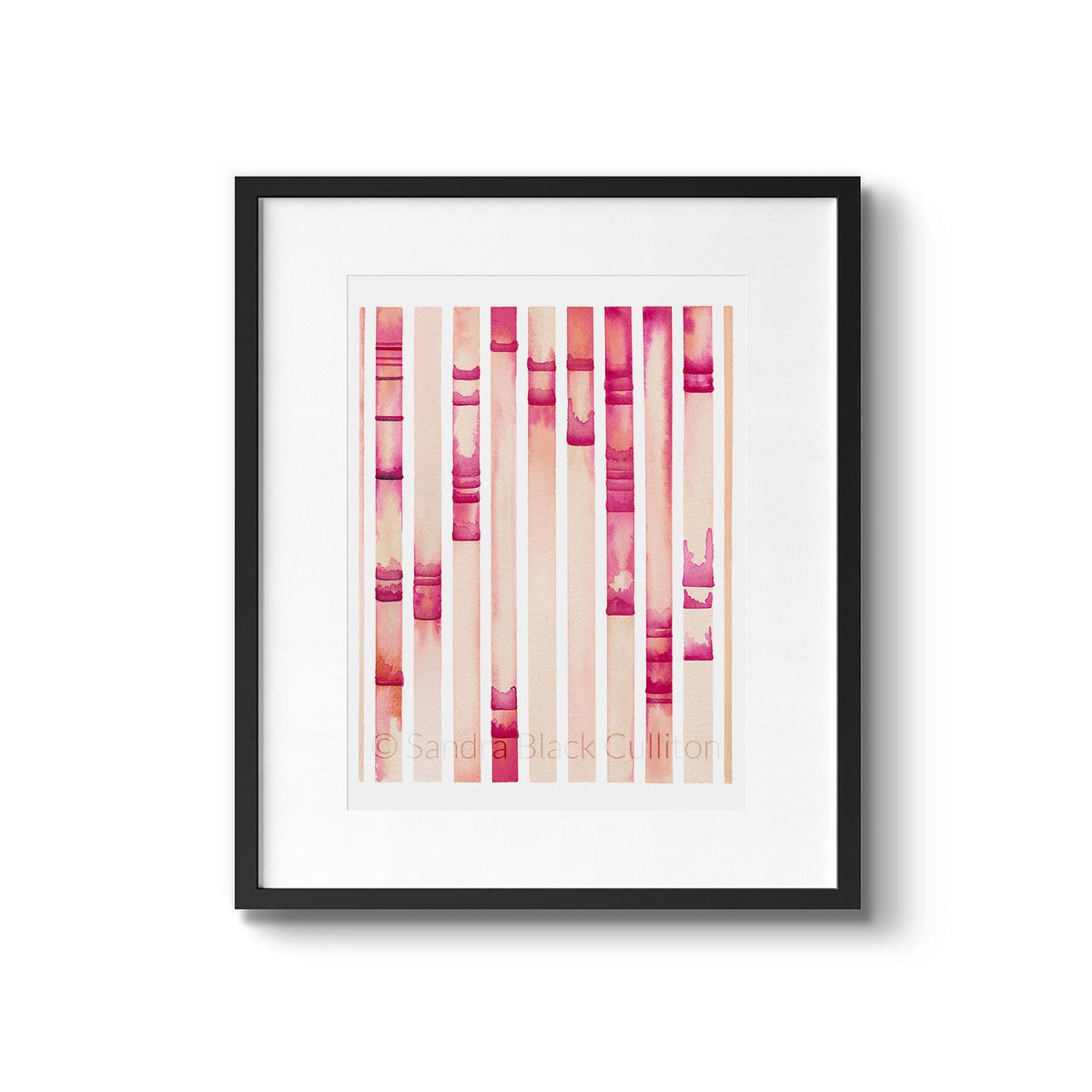 Electrophoresis 6 print framed