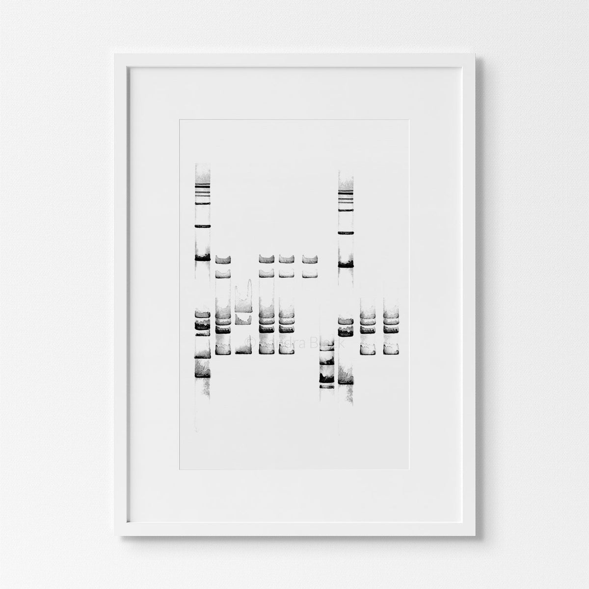 Electrophoresis 8,[product type] - Sandra Black Science Art