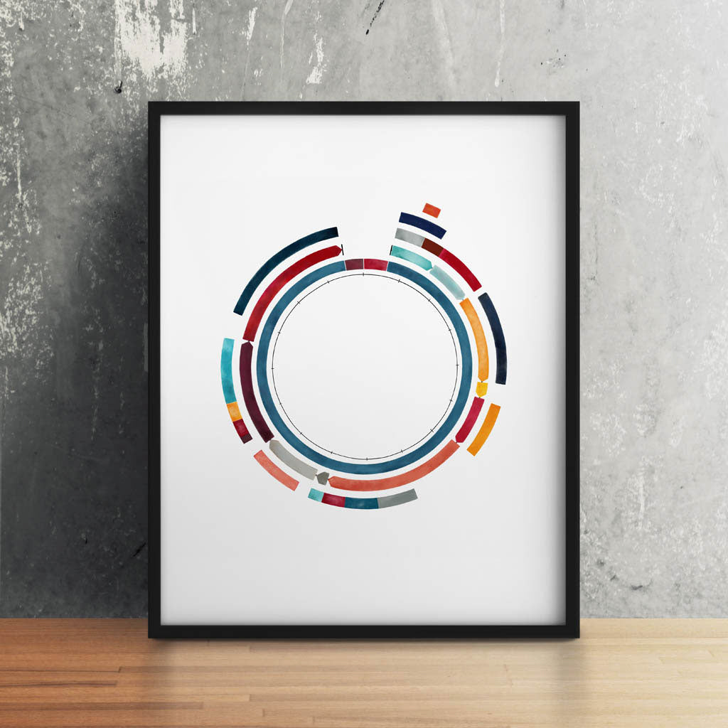 Hepatitis C Virus Genome,[product type] - Sandra Black Science Art