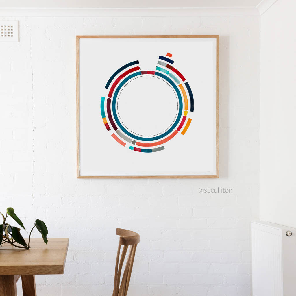 Hepatitis C Virus Genome,[product type] - Sandra Black Science Art