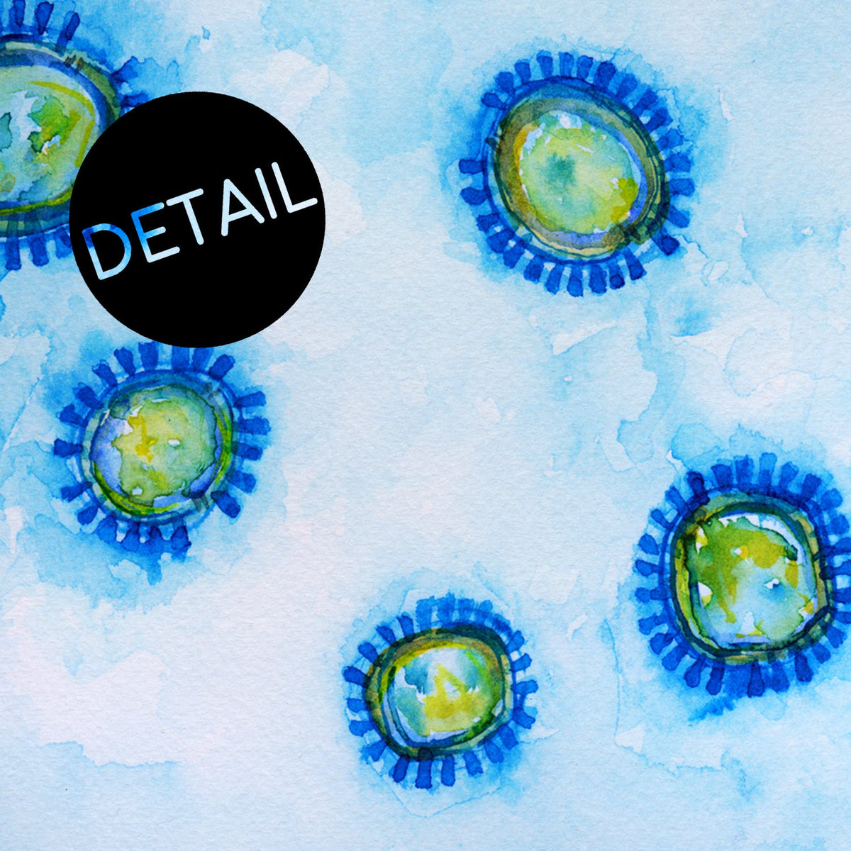 Influenza print detail