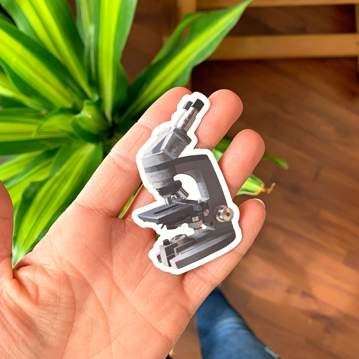 Microscope Sticker - Sandra Black Culliton