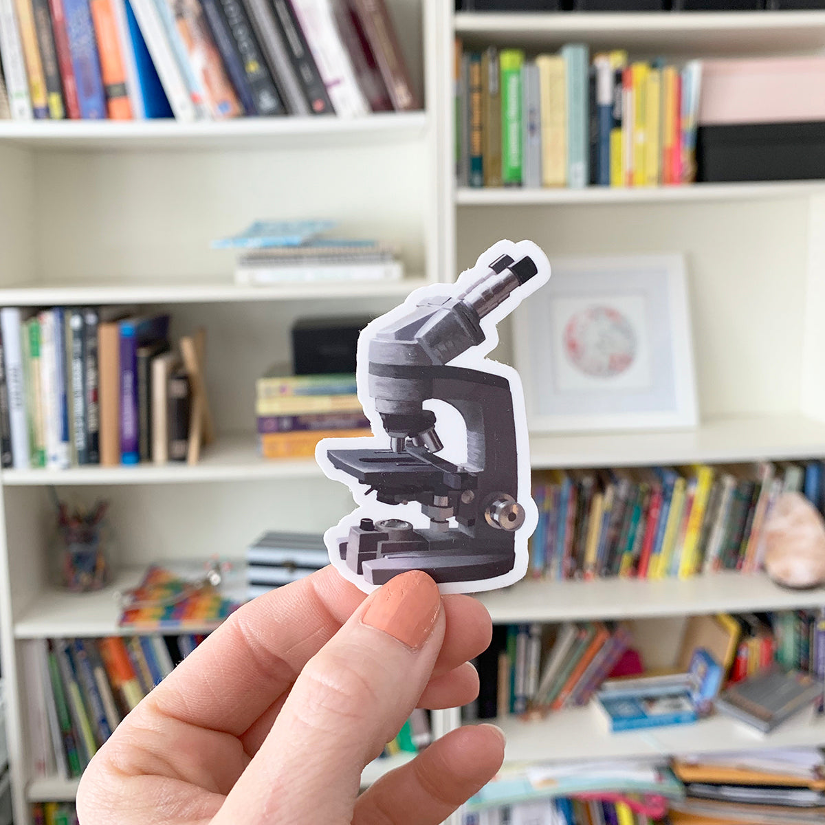 Microscope Sticker - Sandra Black Culliton