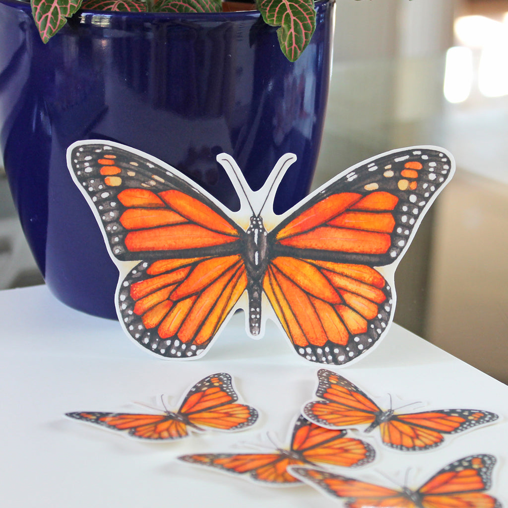 Monarch Vinyl Stickers - Sandra Black Culliton