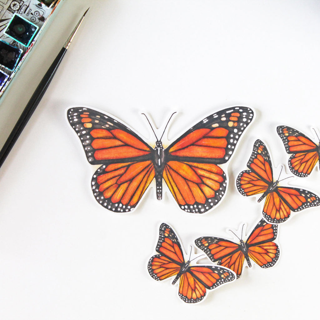 Monarch Vinyl Stickers - Sandra Black Culliton