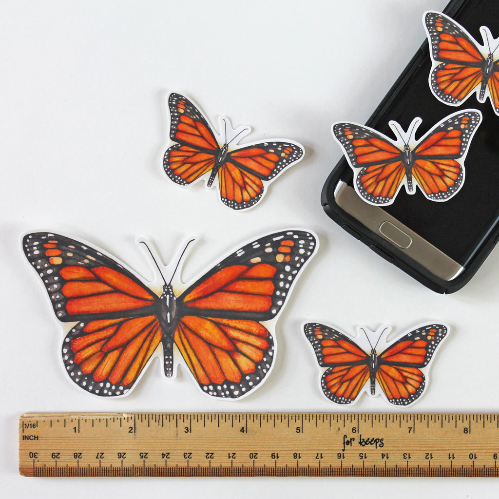 Monarch Vinyl Stickers - Sandra Black Culliton