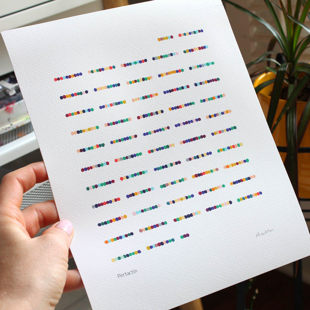 Pertactin,[product type] - Sandra Black Science Art