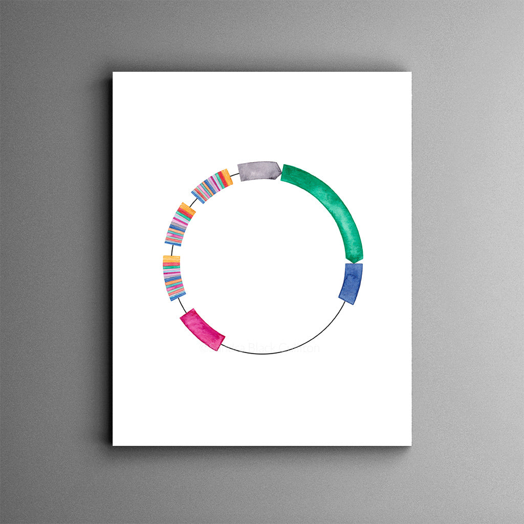 Plasmid 51 art print