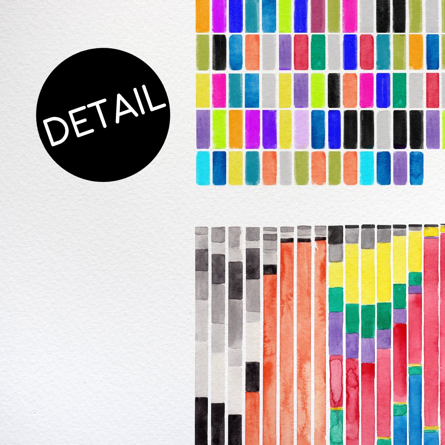 Protein profile print in wooden frame with robins egg blue background wall