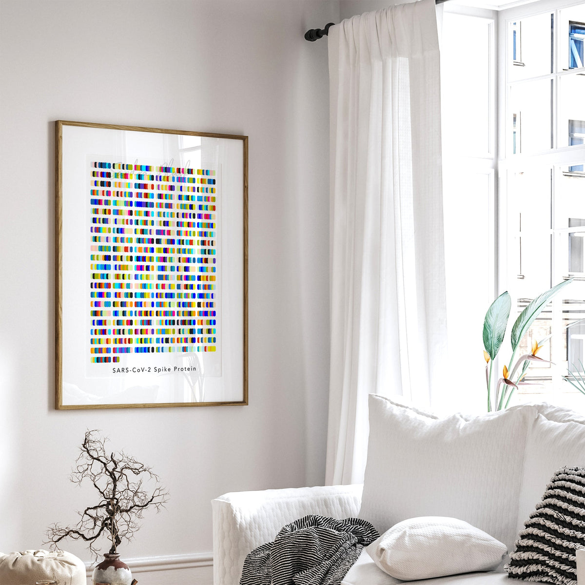 SARS-CoV-2 Spike Protein,[product type] - Sandra Black Science Art