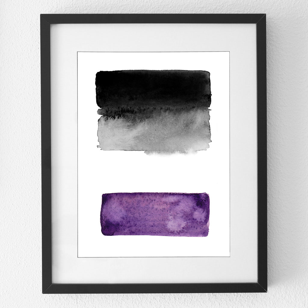 Asexual flag print