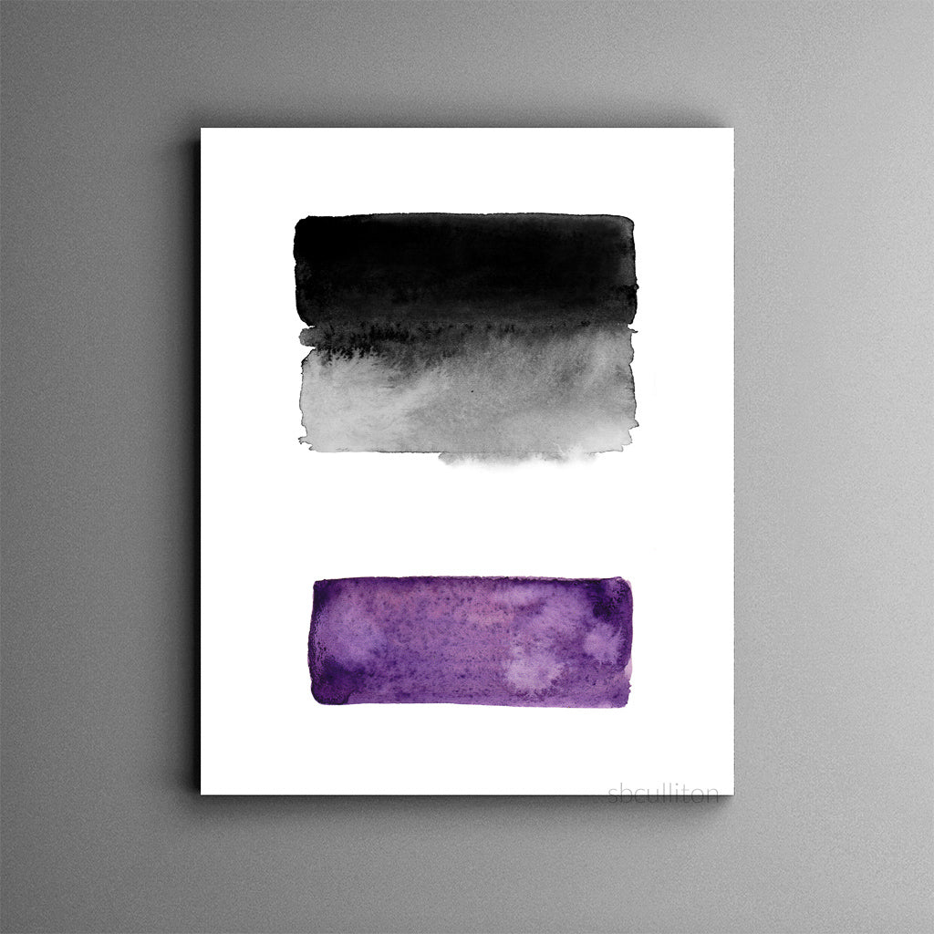 Asexual flag print